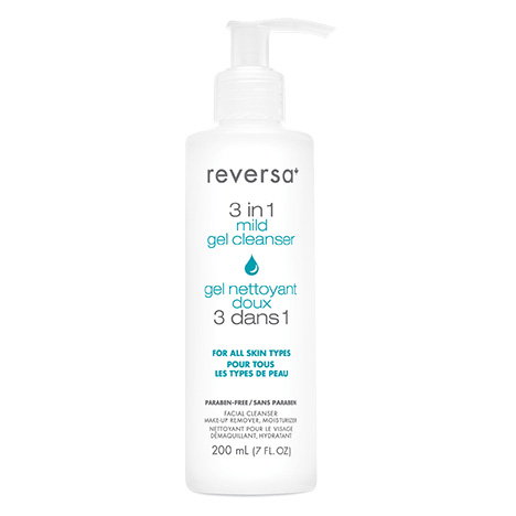 Reversa 3-in-1 mild gel cleanser